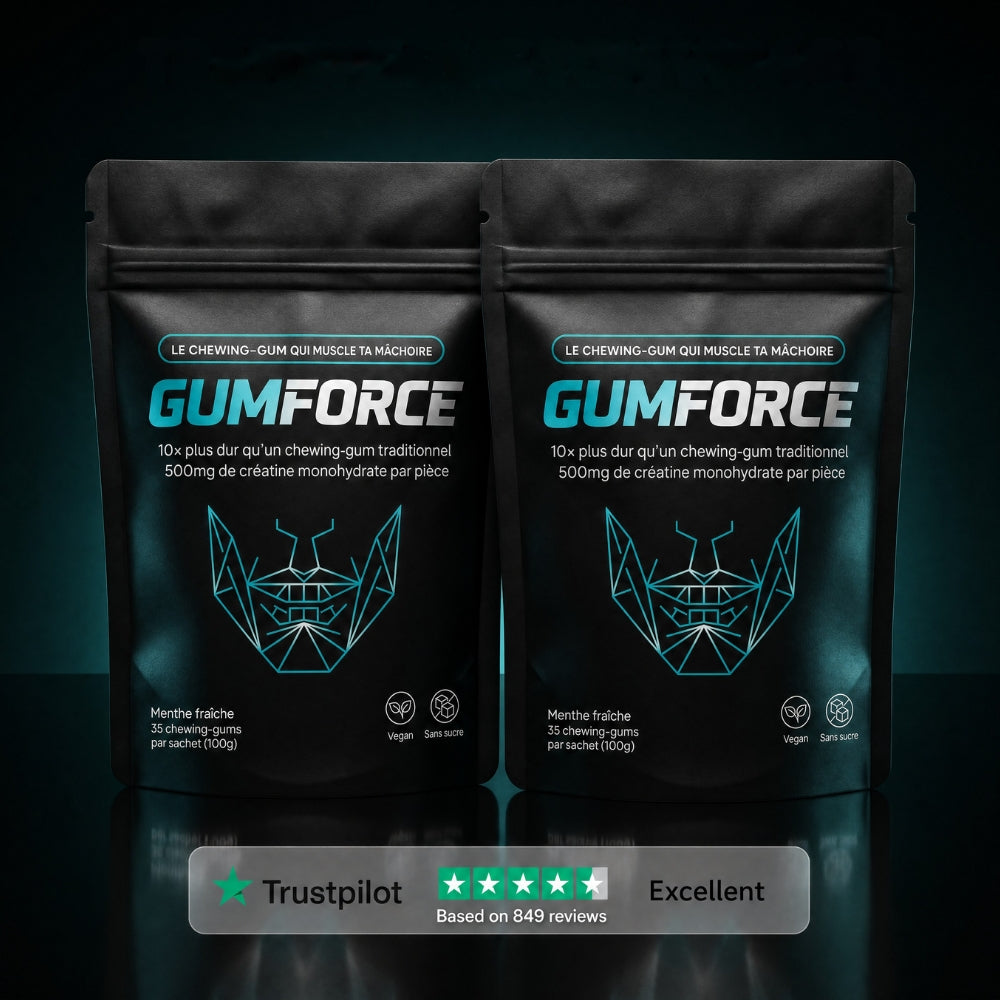 GUMFORCE - Le chewing-gum qui muscle ta mâchoire