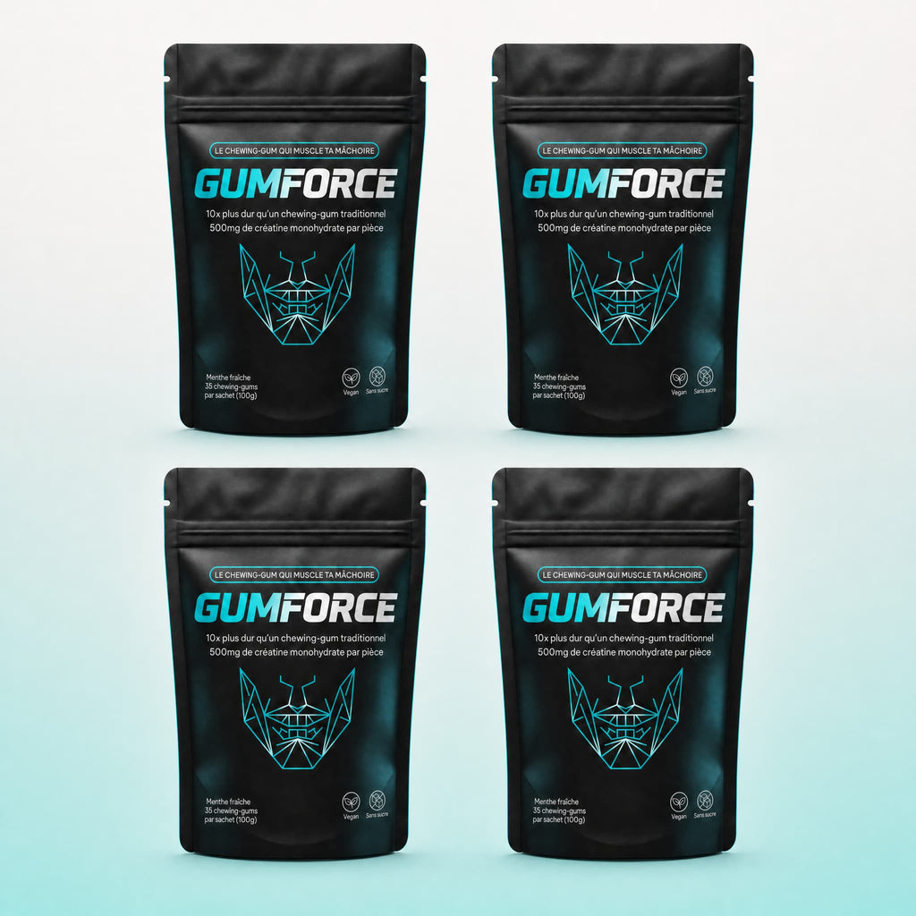 GUMFORCE - Le chewing-gum qui muscle ta mâchoire