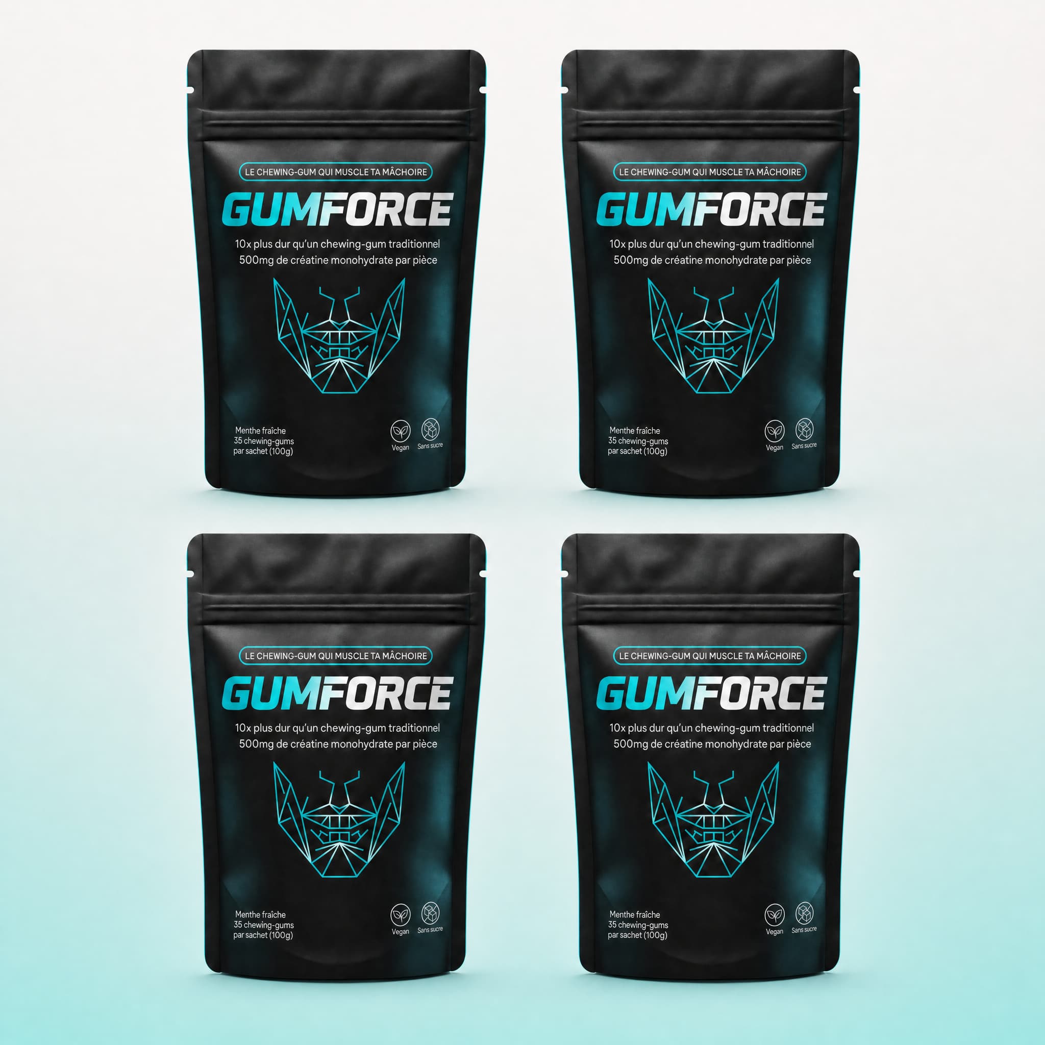 GUMFORCE - Le chewing-gum qui muscle ta mâchoire