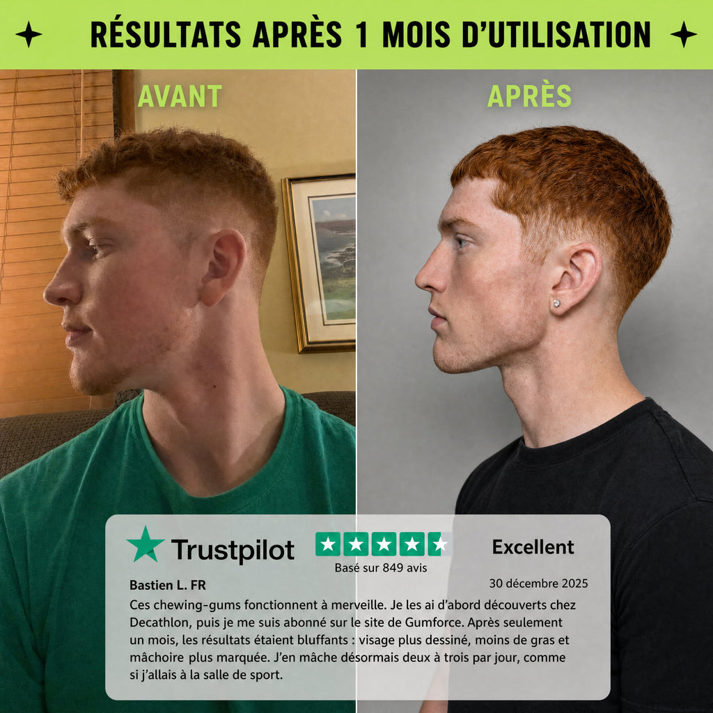 GUMFORCE - Le chewing-gum qui muscle ta mâchoire